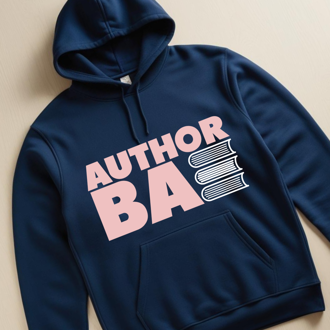 "Author Bae" Navy Blue Hoodie