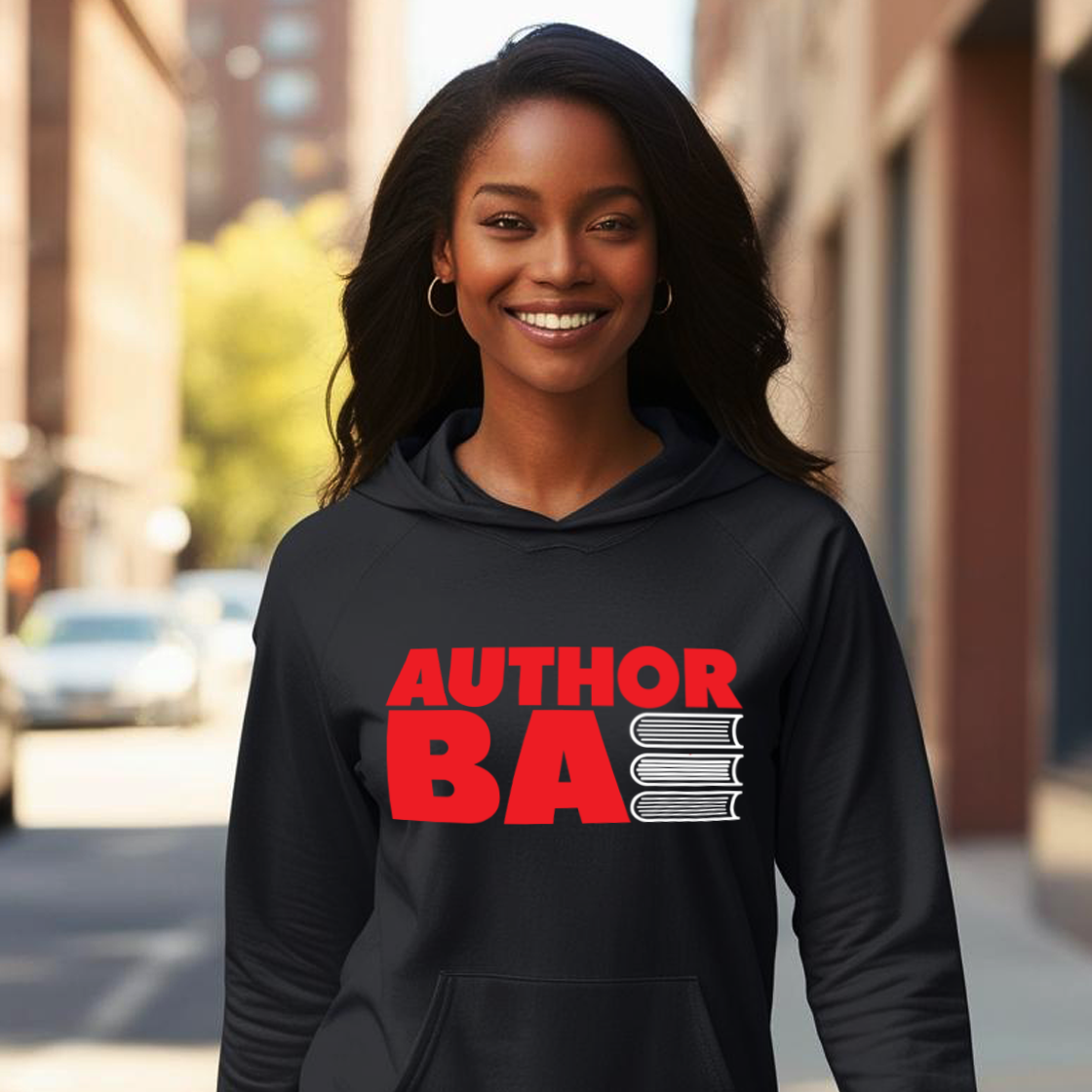 "Author Bae" Hooded Long-Sleeve Tee