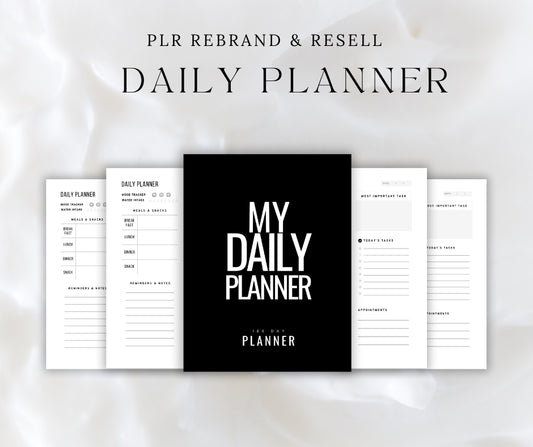 "My Daily Planner" PLR Canva Template