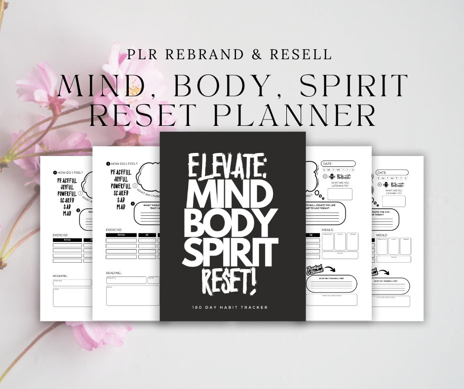 Elevate: Mind Body Spirit Journal Template