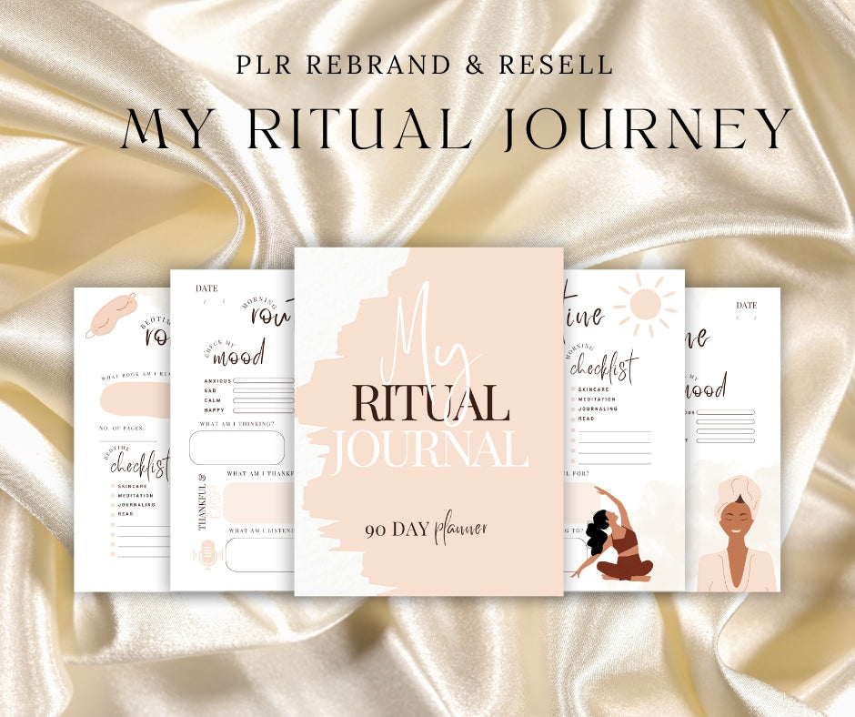 "My Ritual Journal" PLR Canva Template