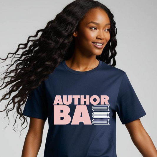 "Author Bae" Navy Tee