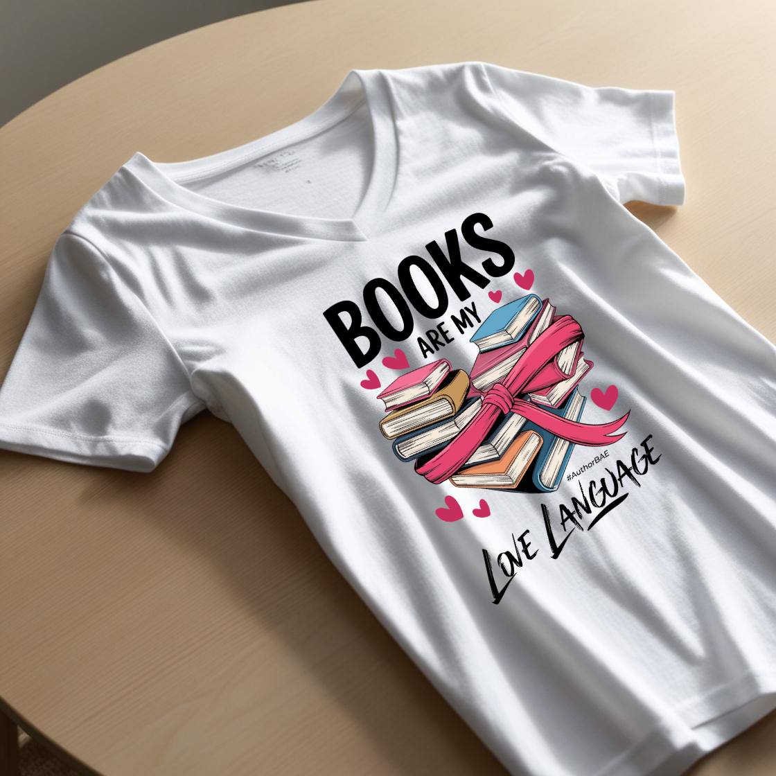 "Books Are My Love Language" T-shirt