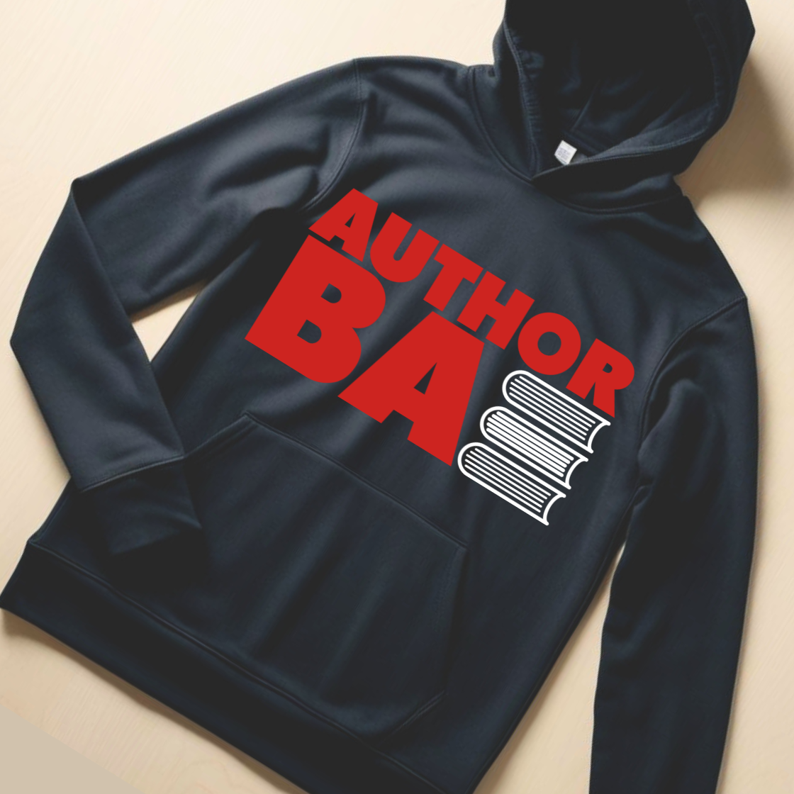 "Author Bae" Hooded Long-Sleeve Tee